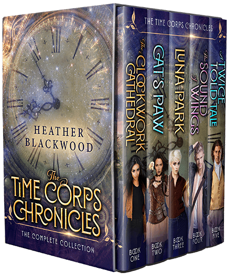 Book cover for The Time Corps Chronicles Boxed Set by Heather Blackwood